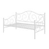 Twin size White Metal Day Bed Frame - 600 lb Weight Limit