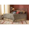 Queen size Gentle Arch Metal Bed with Headboard and Footboard