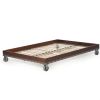 Full size Heavy Duty Industrial Platform Bed Frame on Casters