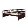 Full size Contemporary Daybed in Espresso Wood Finish