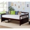 Full size Contemporary Daybed in Espresso Wood Finish