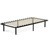Twin XL Metal Platform Bed Frame with Wood Slats