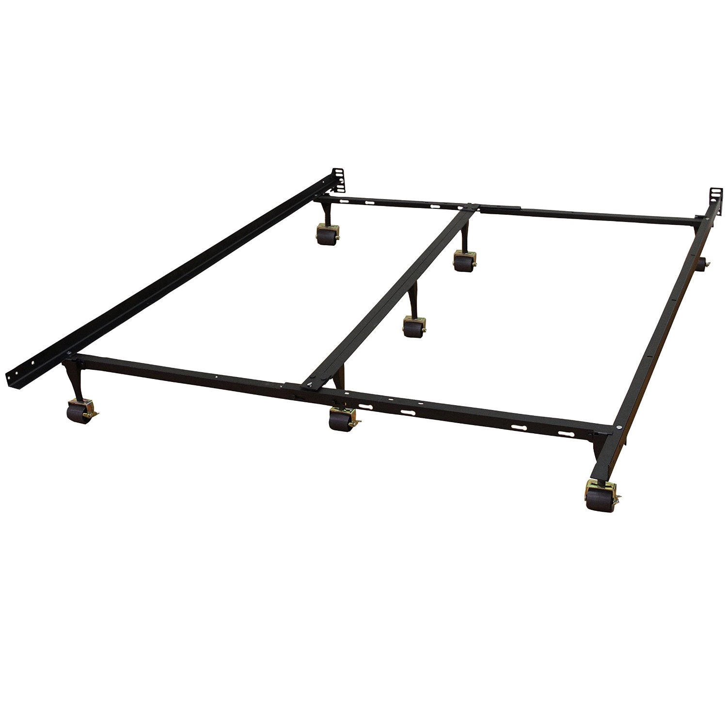 Universal Metal Bed Frame Adjusts to fit Twin Full Queen King CAL King Twin XL