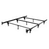Queen size Sturdy Metal Bed Frame with 9-Legs and Headboard Brackets