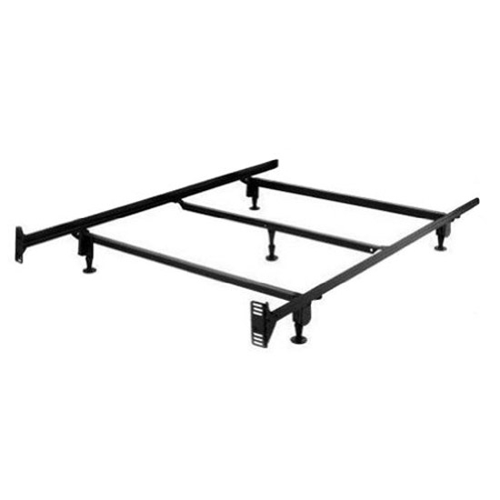Full size Sturdy Metal Bed Frame with Headboard Brackets