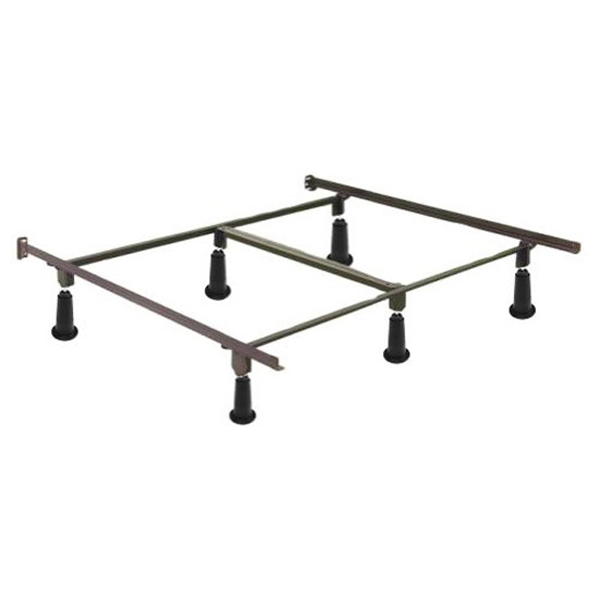 King size High Rise Metal Bed Frame with Headboard Brackets