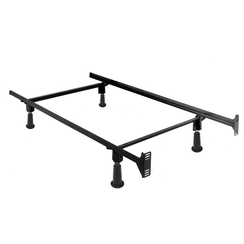 Twin size High Rise Metal Bed Frame with Headboard Brackets