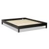 Full size Modern Black Wood Platform Bed Frame