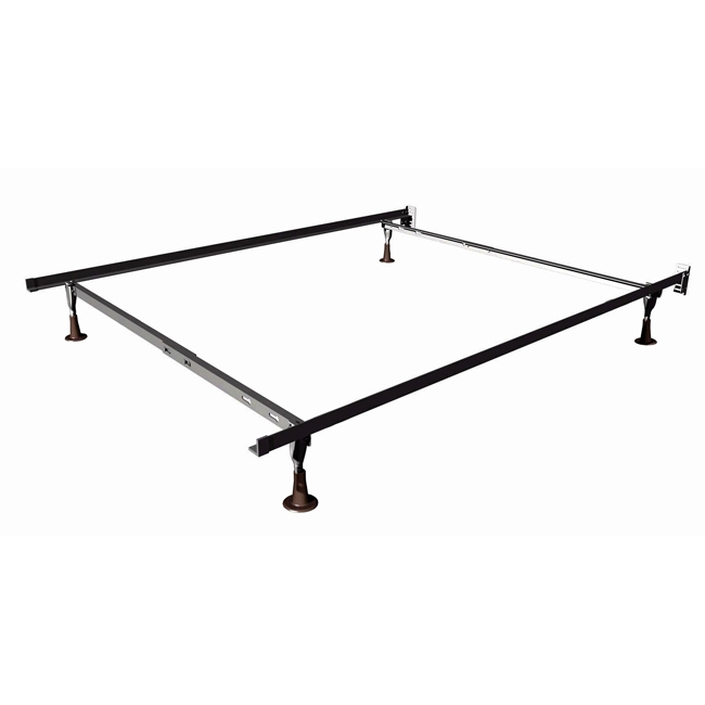 Twin/Full Size DuraLock Metal Bed Frame with Glides