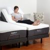 Queen size Adjustable Bed Base with Massage and Wireless Remote