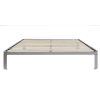 Queen size Luna Metal Platform Bed Frame with Wood Slats