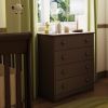 4 Drawer Child Bedroom Chest in Espresso Finish - Great for Nursery