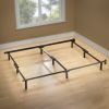 Twin Metal Bed Frame with 6 Support Legs and Headboard Brackets