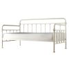 Twin size Contemporary Classic Style White Metal Daybed