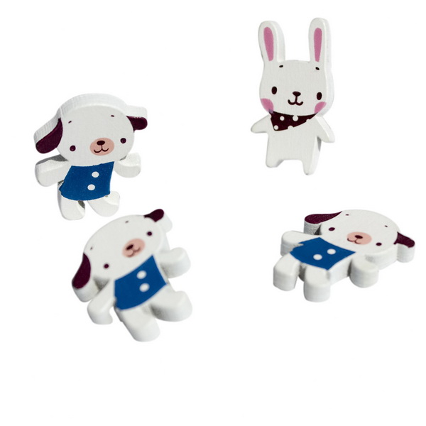 [Dog & Rabbit] - Refrigerator Magnets / Animal Magnets