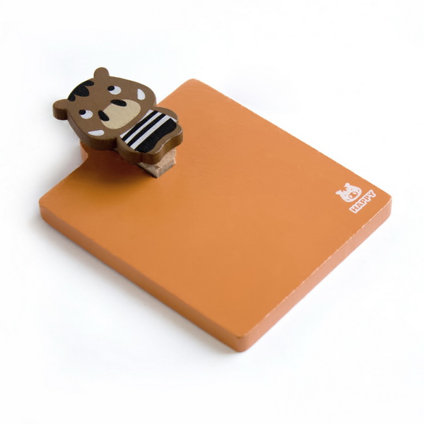 [Sweet Animals-8] - Refrigerator Magnet clip / Magnetic Clipboard