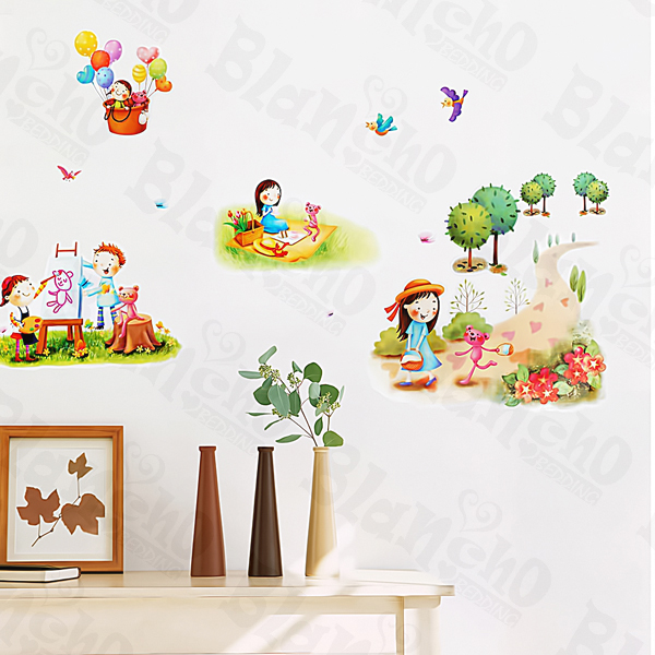 Leisure Time-1 - Wall Decals Stickers Appliques Home Decor