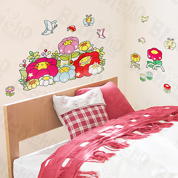 Chubby Flower - Wall Decals Stickers Appliques Home Decor