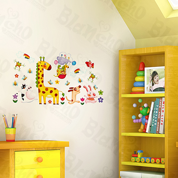 Fun Zoo - Wall Decals Stickers Appliques Home Decor