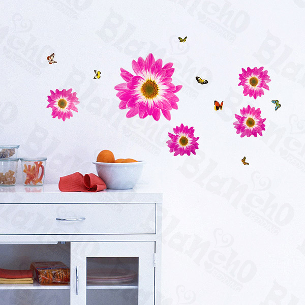 Delightful Petals - Wall Decals Stickers Appliques Home Decor