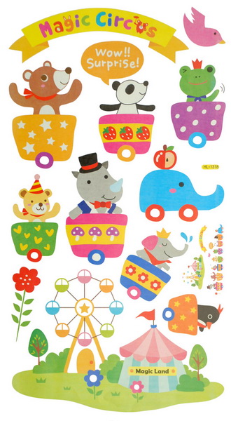 Magic Circus - Wall Decals Stickers Appliques Home Decor