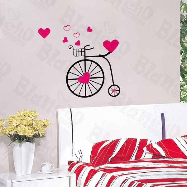 Chic Bicycling M - Wall Decals Stickers Appliques Home Decor