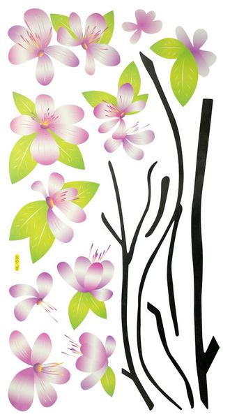 Fresh Blossoms - Wall Decals Stickers Appliques Home Decor