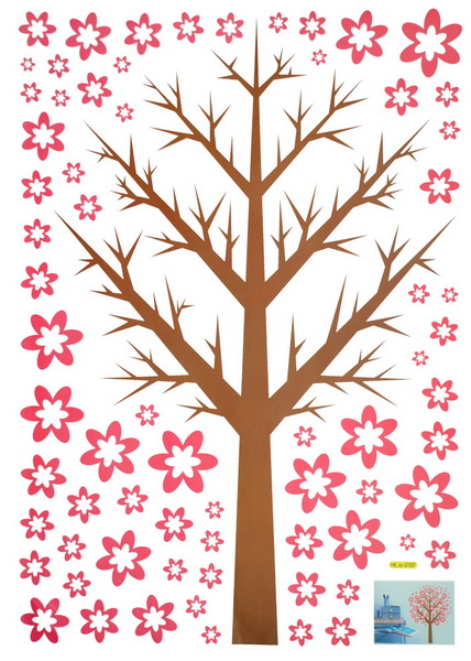 Melody Tree - Large Wall Decals Stickers Appliques Home Decor