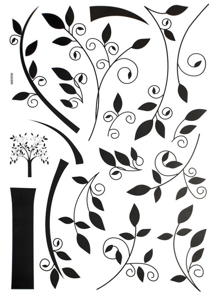 Lucky Tree - Large Wall Decals Stickers Appliques Home Decor