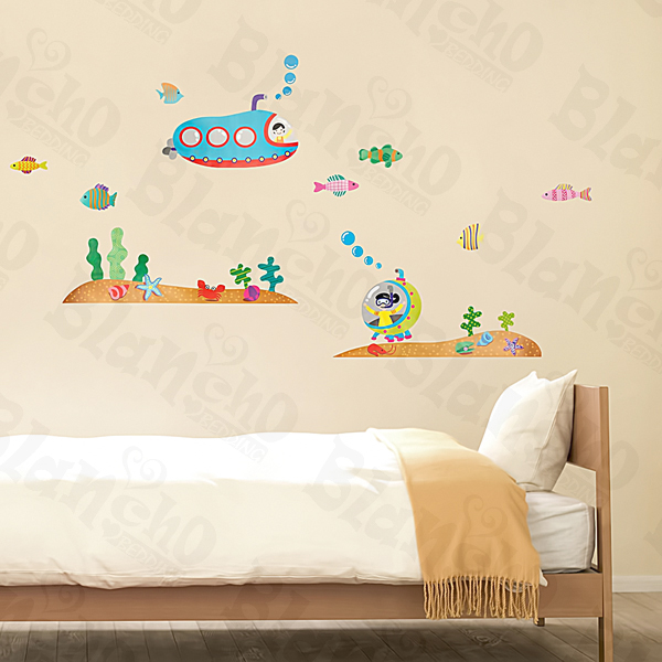 Submarine - Large Wall Decals Stickers Appliques Home Decor