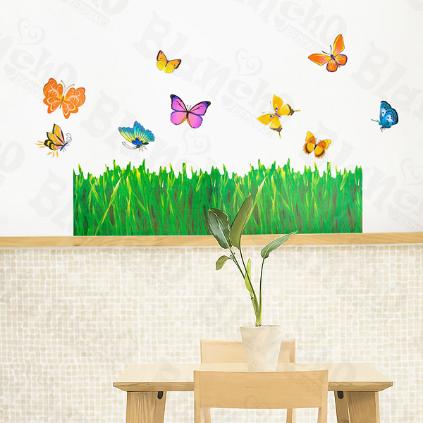 Flying Butterflies 4 - Large Wall Decals Stickers Appliques Home Decor