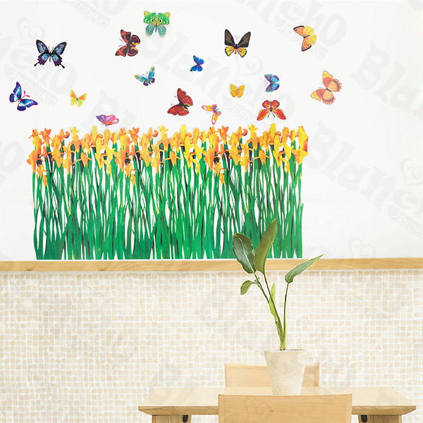 Flying Butterflies 3 - X-Large Wall Decals Stickers Appliques Home Decor
