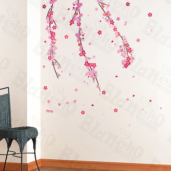 Falling Bloom - X-Large Wall Decals Stickers Appliques Home Decor