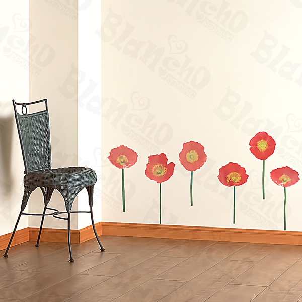 Flower Display - Wall Decals Stickers Appliques Home Decor