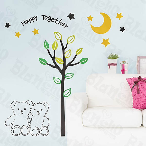 Happy Together - Wall Decals Stickers Appliques Home Decor