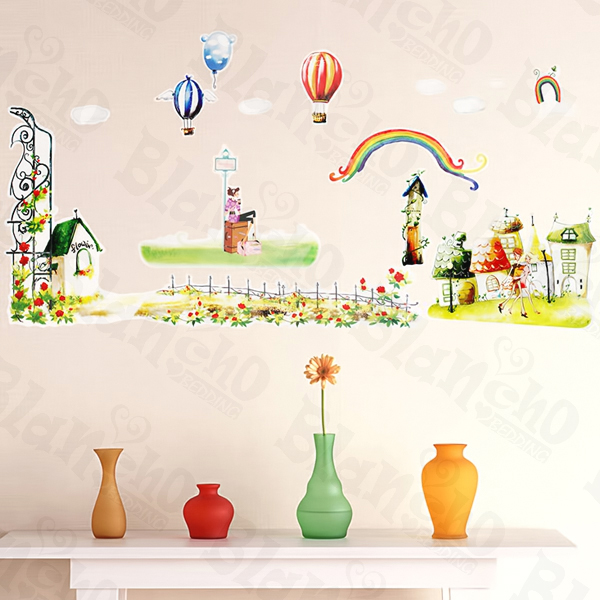 Green Land - Wall Decals Stickers Appliques Home Decor
