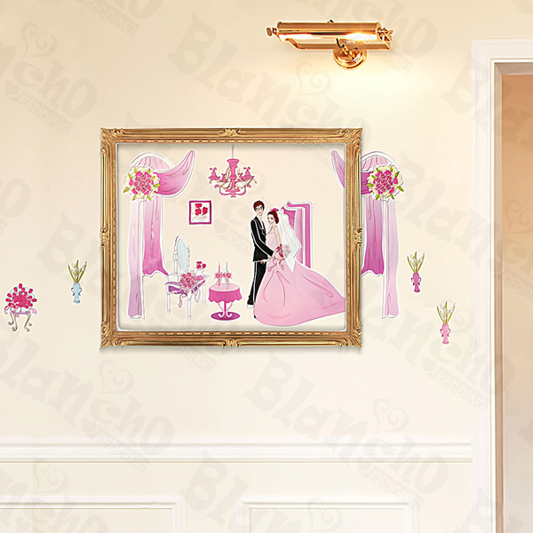 Just Married - Wall Decals Stickers Appliques Home Decor