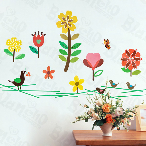 Cheerful Front Yard - Wall Decals Stickers Appliques Home Decor