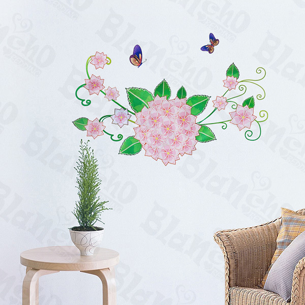 Pink Petals - Wall Decals Stickers Appliques Home Decor