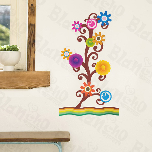 Varied Bloom - Wall Decals Stickers Appliques Home Decor