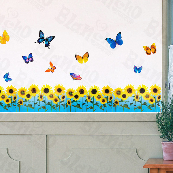 Flying Butterflies 6 - Wall Decals Stickers Appliques Home Decor