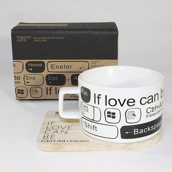 SYNC - [If Love Can Be] Espresso Cup / Wood Coaster (2.5 inch height)