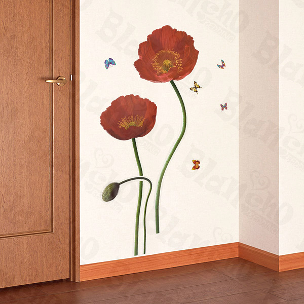 Redness Flowers - Large Wall Decals Stickers Appliques Home Decor