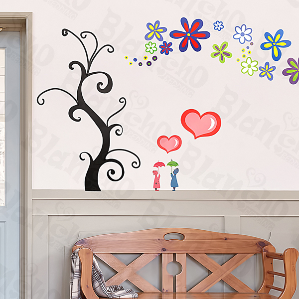Love Tree - Large Wall Decals Stickers Appliques Home Decor
