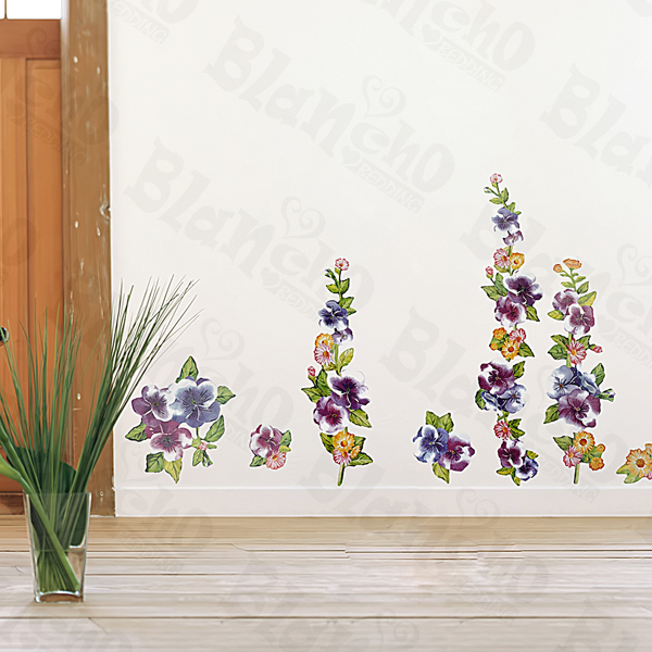 Flower Decor-1 - Wall Decals Stickers Appliques Home Decor