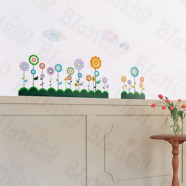 Flower Lollipop-2 - Wall Decals Stickers Appliques Home Decor