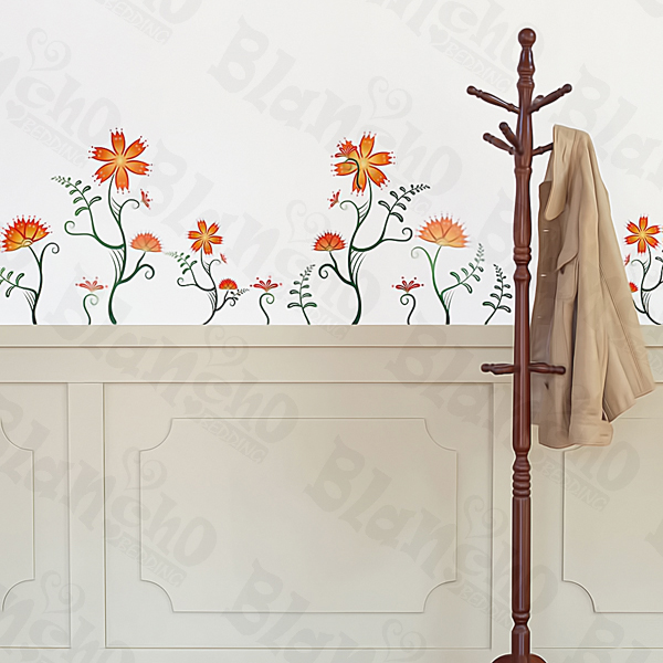 Flower Decor-3 - Wall Decals Stickers Appliques Home Decor